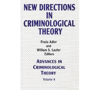 Freda Adler New Directions in Criminological Theory (Copertina rigida)