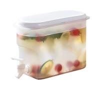 fredda con rubinetto - per bevande con frutta erogatore, 2,8 l grande capacità frigorifero per bevande rinfrescanti, tè alla frutta, tè al limone nei giorni caldi