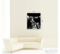 Freddie Mercury - 1 - Quadro stampa su Tela Pelle Canvas Dipinto Arte Moderna