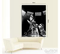 Freddie Mercury - 1 - Quadro stampa su Tela Pelle Canvas Dipinto Arte Moderna