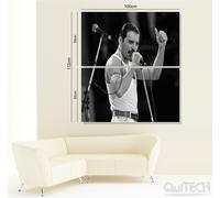 Freddie Mercury - 10 - Quadro stampa su Tela Pelle Canvas Dipinto Arte Moderna