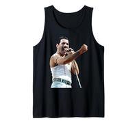 Freddie Mercury of Rock Group Queen A Live Aid 1985 Canotta