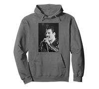 Freddie Mercury Queen dal Vivo al NEC The Works Tour di Birmingham Felpa con Cappuccio