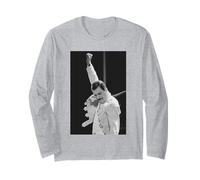 Freddie Mercury Queen dal Vivo St James Park Newcastle Maglia a Manica
