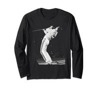 Freddie Mercury Queen Live Wembley Stadium per Magic Tour Maglia a Manica