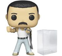 Freddie Mercury Radio Gaga 1985 Pop #183 Pop Rocks Queen Vinyl Figure (Includes Compatible Ecotek Plastic Pop Box Protector Case)