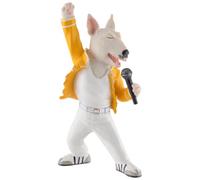Freddie The Bulldog, We Are The Champions, in pietra artificiale dipinta a mano, collezione Veronese, 708-78312