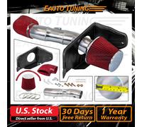 Freddo Aria di Aspirazione Kit + Rosso Filtro Per 05-09 Ford MUSTANG Gt 4.6L V8