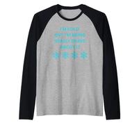 Freddo ma Sono Davvero Coraggioso al riguardo Divertimento Invernale Maglia con Maniche Raglan