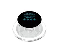Freddo ma sono davvero coraggioso al riguardo Divertimento invernale PopSockets PopGrip per MagSafe