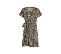 FREDDY - Abito Animalier con Dettaglio Annodato sul Fianco, Donna, Bianco, Large