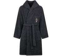 Freddy Accappatoio Grigio in Spugna con Logo Ricamato e Tasche Grigio Scuro Donna Large/Extralarge