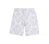 FREDDY Bermuda Donna in Jersey Floreale Regular Fit con Coulisse e Logo TRAINING