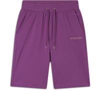FREDDY Bermuda Donna in Jersey con Logo e Perline Dorate - Pantaloni Corti Sportivi