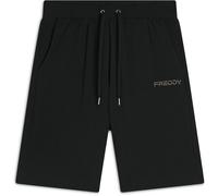Freddy Bermuda in jersey con logo perline Nero Donna Extra Small