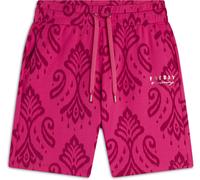 Freddy Bermuda in jersey con stampa floreale Allover Ikat Beetroot Purple Donna Large