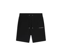 FREDDY - Bermuda Sportivi in Interlock con Tasche, Donna, Nero, Medium