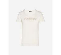 Freddy Big Logo W - T-shirt - Donna - Bianco L