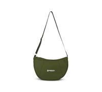 FREDDY Borsa da spalla donna a mezzaluna in canvas con zip e tracolla regolabile Accessorio pratico e di stile