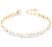 Freddy Bracciale Tennis in Acciaio Dorato con Gemme Bianche Oro/Bianco Donna Unica