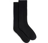 Freddy Calzini Invernali Unisex in Viscosa a Costine Nero Uomo 40-44