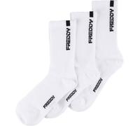 Freddy Calzini sportivi taglio medio con logo - Pack da 3 paia Bianco Donna 36/40