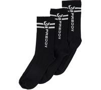 Freddy Calzini taglio medio con logo - Pack da 3 paia Nero Donna 43/46