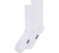 Freddy Calzini Unisex Invernali in Viscosa a Coste Bianco Uomo 35-39