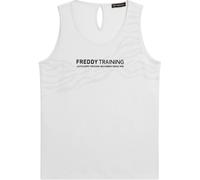 Freddy Canotta con Dettaglio Cut-Out e Grafica Bianco Donna Extra Large