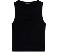 Freddy Canotta Cropped con logo ricamato Nero Donna Medium