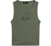Freddy Canotta Cropped con logo ricamato Sea Spray Donna Medium