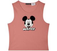 FREDDY Canotta donna cropped slim fit Mickey Mouse con paillettes Jersey lycra elastico e traspirante