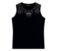 FREDDY Canotta Donna con Stampa Floreale sulle Spalle Logo Oro Chiaro