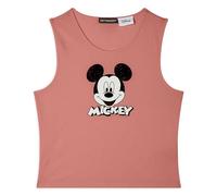 FREDDY Canotta donna cropped slim fit Mickey Mouse con paillettes Jersey lycra elastico e traspirante