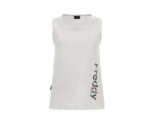 Freddy Canotta Palestra Logo Bianco Donna XS