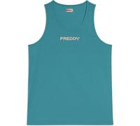 Freddy Canotta regular in tessuto quick dry con retro vogatore Teal Blue Donna Large