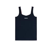 FREDDY Canotta Sportiva Donna con Reggiseno Integrato Supporto Medio e Dettagli a Contrasto