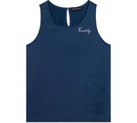 Freddy Canotta Svasata con Ricamo Floreale Dark Denim Donna Medium