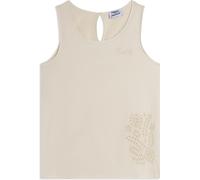 Freddy Canotta Svasata con Ricamo Floreale Whitecup Gray Donna Small