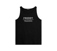 FREDDY - Canotta Training” in Jersey Fiammato, Donna, Nero, Extra Large
