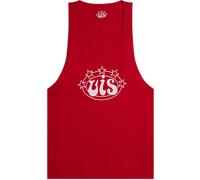 Freddy Canotta Uomo Regular in Cotone Stile Boxe VIS Red Uomo Large