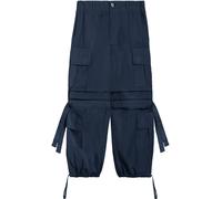 Freddy Cargo pants da bambina in popeline di cotone Blue Junior 4 Anni