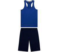 Freddy Completo sportivo in cotone con canotta e bermuda Bluette Uomo Extra Large