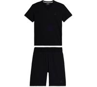 Freddy Completo sportivo in cotone con t-shirt e bermuda Black Uomo Xx Large