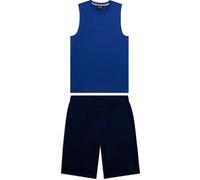 Freddy Completo sportivo in cotone con top smanicato e bermuda Bluette Uomo Extra Large
