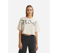 Freddy Crop Big Logo W - T-shirt - Donna - Bianco S