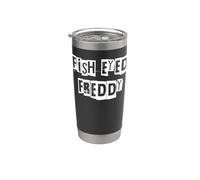 Freddy dagli occhi di pesce Bicchiere termico in acciaio inox doppia parete