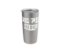 Freddy dagli occhi di pesce Bicchiere termico in acciaio inox doppia parete