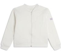 Freddy Felpa Bambina texturizzata con zip e collo stile bomber Bianco Junior 12 Anni