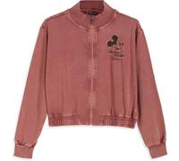 Freddy Felpa bomber cropped da donna con zip e dettagli Disney Burlwood Donna Medium